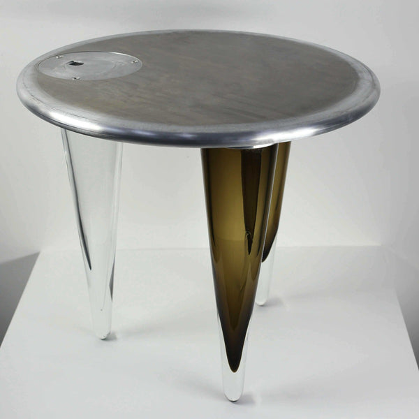 Glass Tea Table/ Round Table / Side Table 